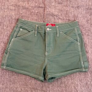 Dickies Green Women's Carpenter Shorts